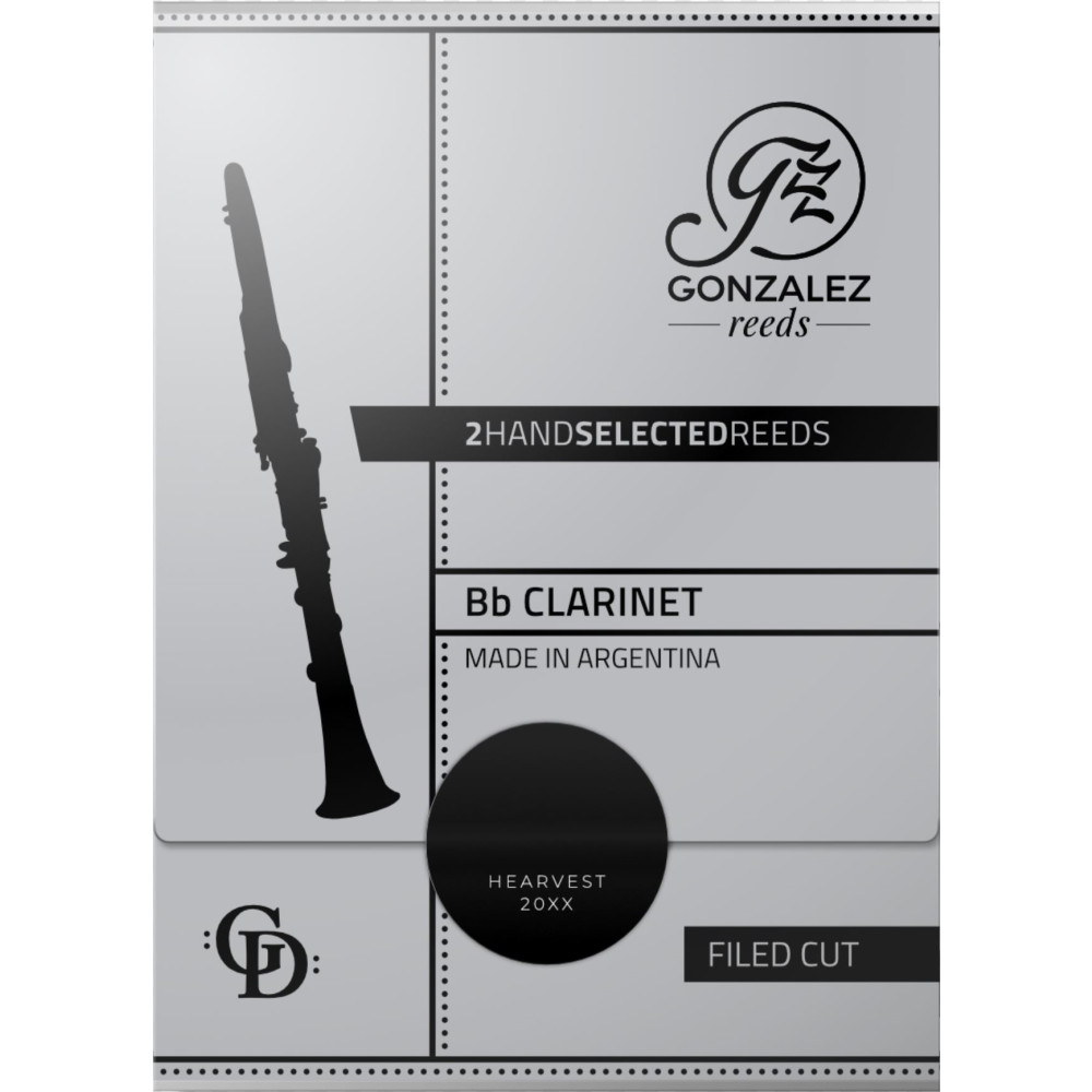 Caja 2 Cañas Clarinete Gonzalez GD Duo 3