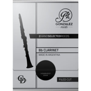 Caja 2 Cañas Clarinete Gonzalez GD Duo 3¾