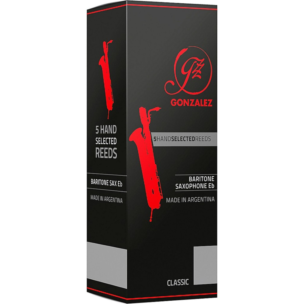 Caja 5 Cañas Saxo Baritono Gonzalez Classic 2