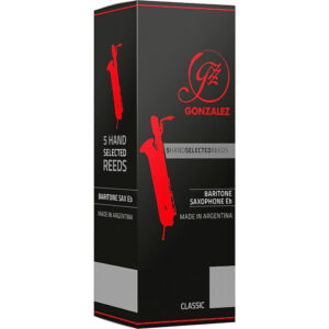 Caja 5 Cañas Saxo Baritono Gonzalez Classic 2½