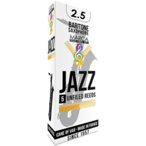 Caja 5 Cañas Saxo Barítono Marca Jazz Unfiled 2½