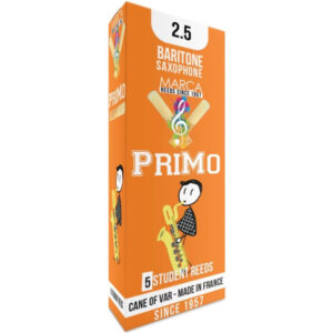 Caja 5 Cañas Saxo Barítono Marca Primo 2½