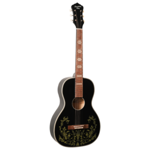 Guitarra Acústica Recording King RPS-7G-MBK Matt Black Floral