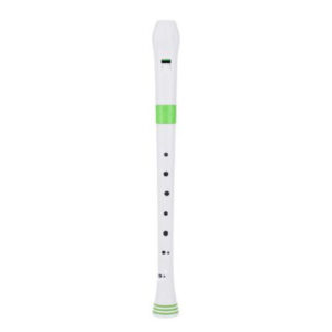 Flauta Nuvo Recorder Digitación Alemana N-310RDGRG Blanca/Verde