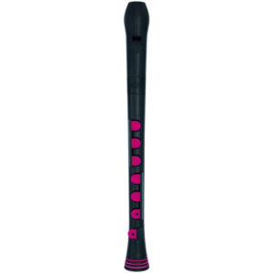 Flauta Nuvo Recorder+ Digitación Alemana N-320RDBBPKG Negra/Rosa