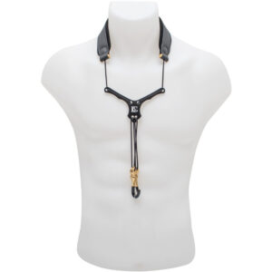 Cordón Saxo BG S-20YBMSH Cuero Zen Al Cuello Negro