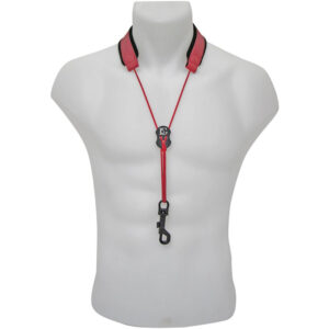 Cordón Saxo BG S-29SH Acolchado Cuero Rojo