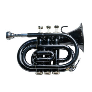 Trompeta  Pocket Taylor Collins TCPTR-13 BK Negra en Sib