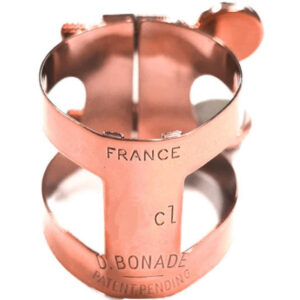 Abrazadera Clarinete Bajo Bonade Invertida Oro Rosa L2253UPO