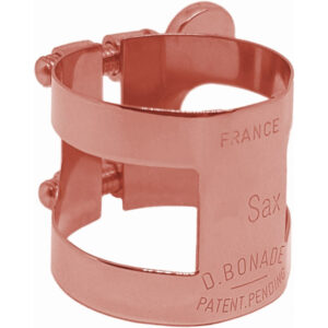 Abrazadera Saxo Barítono Bonade Invertida Oro Rosa L2256UPO