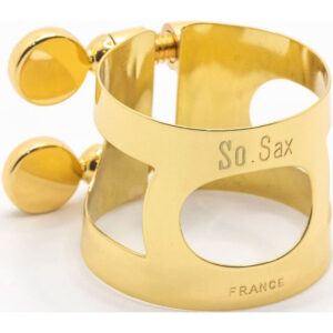 Abrazadera Saxo Soprano Bonade M80 Lacada LSSOM80V