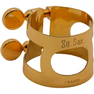 Abrazadera Saxo Soprano Bonade M80 Lacada Envejecida LSSOM80DGO