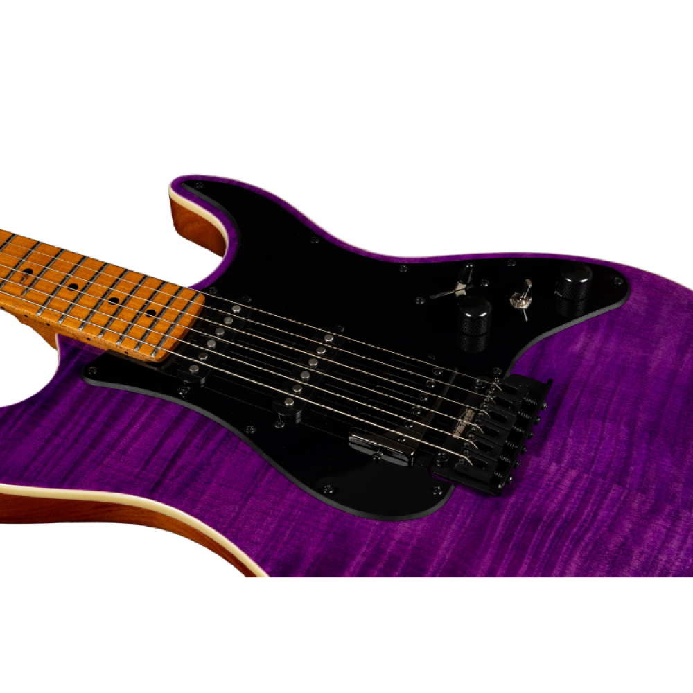 Guitarra Eléctrica Jet JS600-TPP-HSS Transparent Purple - Imagen 3