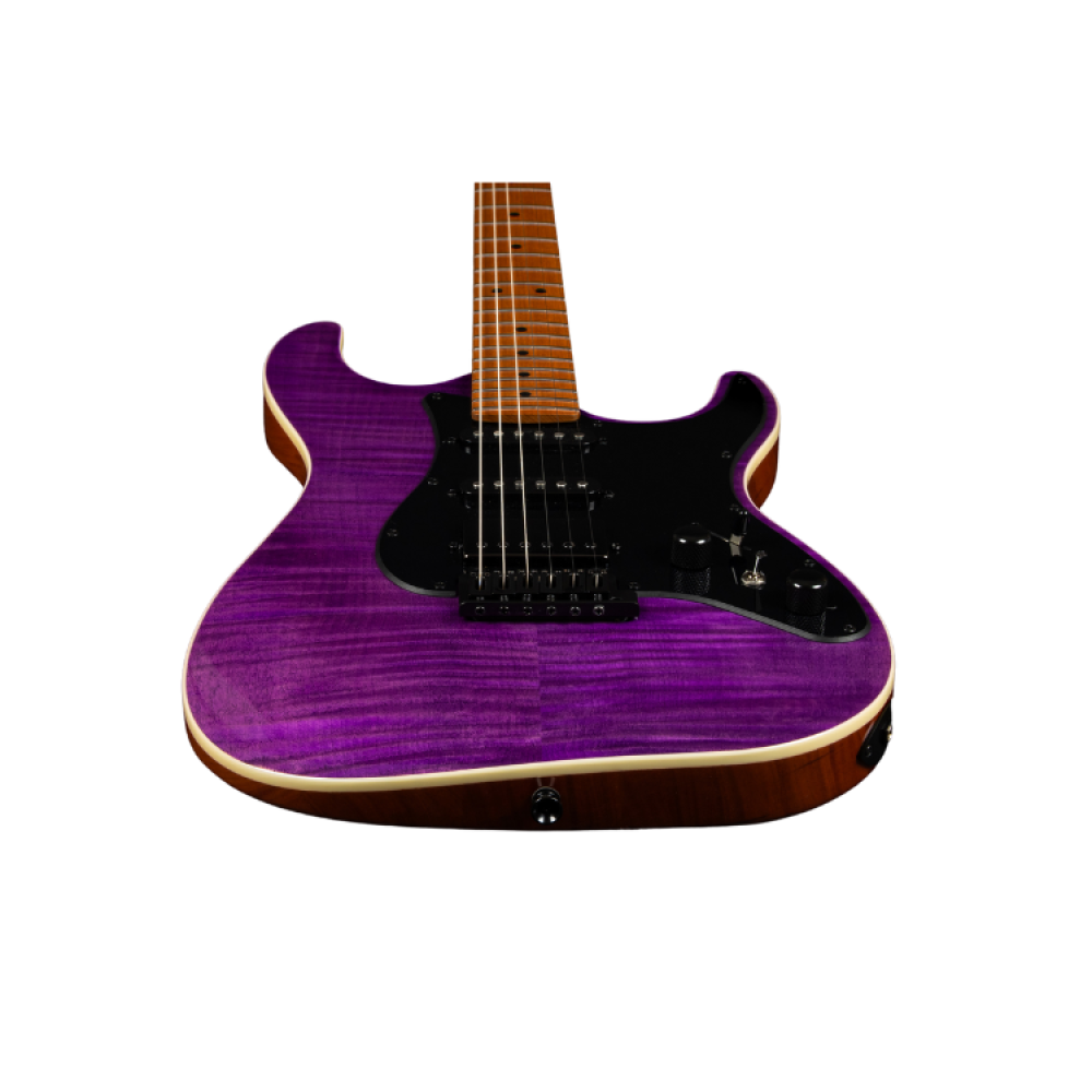 Guitarra Eléctrica Jet JS600-TPP-HSS Transparent Purple - Imagen 4