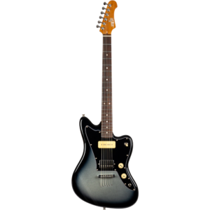 Guitarra Eléctrica Jet JJ350 Baritone Moonburst Silver Burst