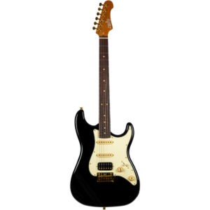 Guitarra Eléctrica Jet JS480-BKG Black, Gold Hardware