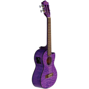Ukelele Tenor Lanikai QM-PUCET Quilted Maple Electrificado Purple