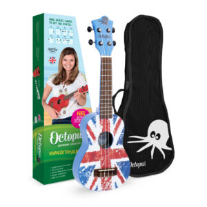 Ukelele Soprano Octopus UK-205UJB Union Jack Azul