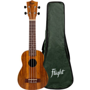 Ukelele Soprano Flight NUS-200 Natural Teca