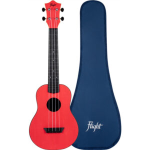 Ukelele Concert Flight TUC-35RD Travel Rojo