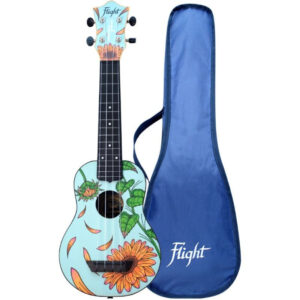 Ukelele Soprano Flight TUS-40 Travel Sunflower