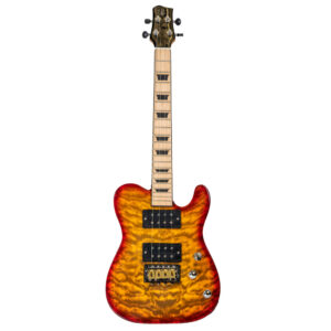 Ukelele Tenor Bones BT-4TA Ámbar Transparente Eléctrico