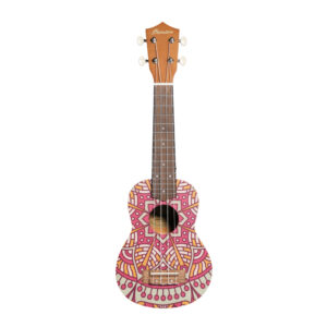 Ukelele Soprano Bamboo B1E-PM Pink Mandala