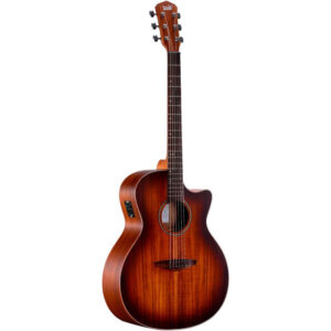 Guitarra Acústica Veelah VGAC-Koa-E-Burst Cutaway Electrificada