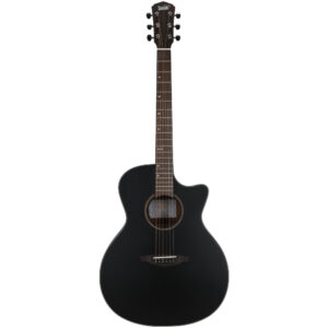 Guitarra Acústica Veelah VGACSM-E BLK Negra Electrificada Cutaway
