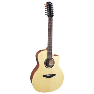 Guitarra Acústica Veelah V1-GACE Cutaway Electrificada 12 cuerdas