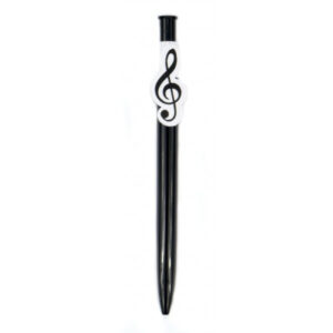 Pack 24 Bolígrafos Clave De Sol Agifty B-1004 Negros
