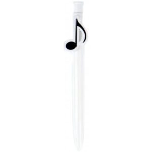 Pack 24 Bolígrafos Nota Musical Agifty B-1007 Blancos