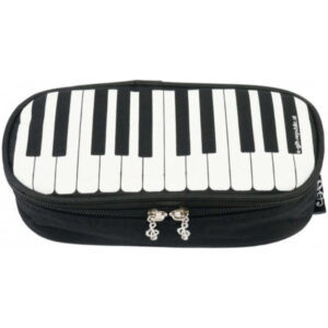 Estuche Escolar Lujo Teclado Agifty P-1019 Negro