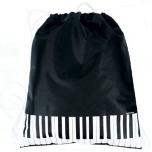 Bolsa Tipo Saco Teclas Piano Agifty B-3025 Negra