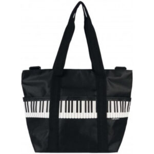 Bolsa Asa Al Hombro Teclas Piano Agifty B-3035 Negra