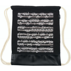 Bolsa Tipo Saco Partituras Agifty B-3070 Negra