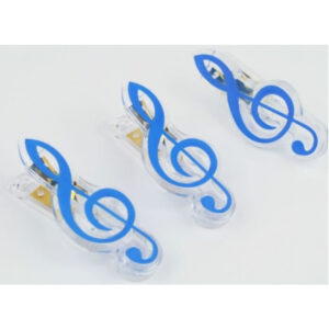 Clip Clave De Sol Agifty C-1007 Azul 7cm