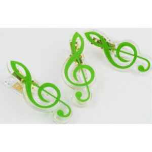 Clip Clave De Sol Agifty C-1066 Verde 7cm