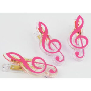 Clip Clave De Sol Agifty C-1067 Rosa 7cm
