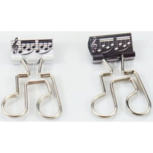 Pack 6 Clips Presión Corcheas Blanco/Negro Agifty C-1079