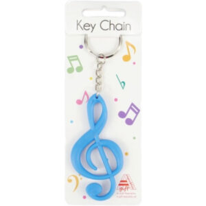 Llavero Clave De Sol Agifty K-1003 Azul