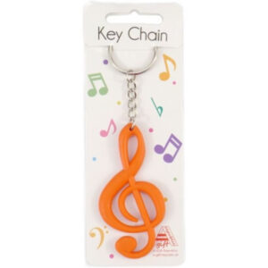 Llavero Clave De Sol Agifty K-1004 Roja