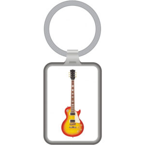 Llavero Guitarra Eléctrica Agifty K-1057 Blanco