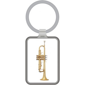 Llavero Trompeta Agifty K-1058 Blanco
