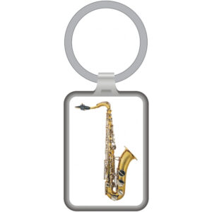 Llavero Saxo Agifty K-1059 Blanco