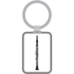 Llavero Clarinete Agifty K-1060 Blanco