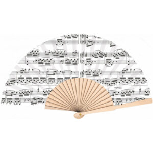 Abanico Partituras Agifty F-2005 Blanco