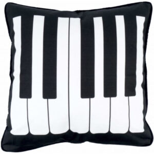 Cojín Teclas Agifty P-2014 Negro 40x40cm