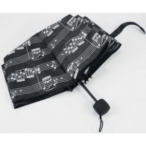 Mini Paraguas Notas Agifty U-2000 Negro