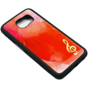 Funda Móvil Samsung Galaxy S6 Agifty P-5008 Roja y Dorada